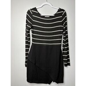 bailey 44 black and white dress BAILEY 44 Sheath Dress Black White TWEED Cotton Blend Size 4 - MSRP $248 - USA